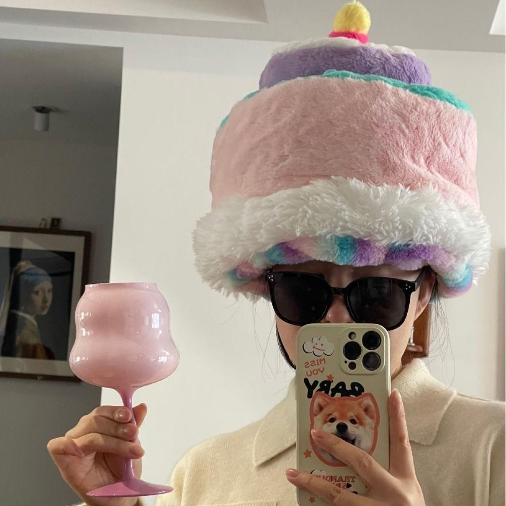 Embroidery Birthday Cake Plush Hat Reversible Birthday Cap Birthday Headwear Children Gifts 30cm
Embroidery Birthday Cake Plush Hat Reversible Birthday Cap Birthday Headwear Children Gifts 30cm