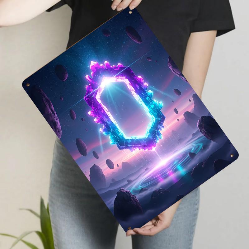 Dreamy Starry Sky Crystal Gate Metal Iron Painting Modern Wall Art Home Decor for Living Room Bedroom 20x30cm(7.8x11.8inch)
Dreamy Starry Sky Crystal Gate Metal Iron Painting Modern Wall Art Home Decor for Living Room Bedroom 20x30cm(7.8x11.8inch)