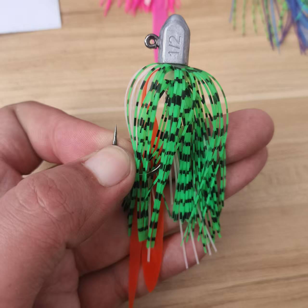 Eco-friendly 5X Strengthened 14g Jig Head Hook with Silicone Wire, Original Color Spray Paint 5X Strengthened Hook 14g
Eco-friendly 5X Strengthened 14g Jig Head Hook with Silicone Wire, Original Color Spray Paint 5X Strengthened Hook 14g
