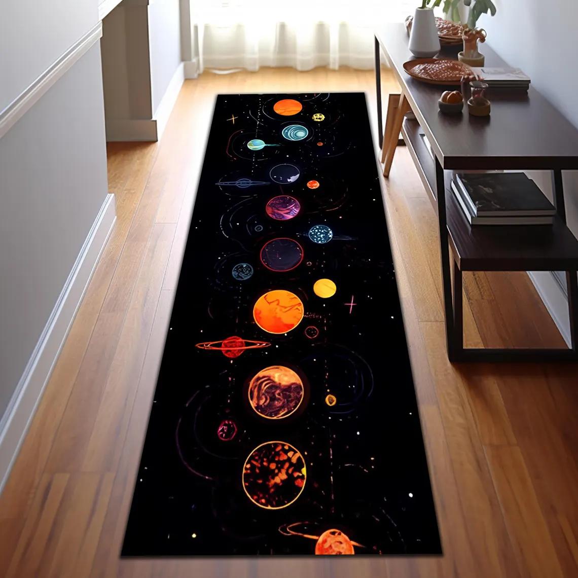 Solar System Rug, Runner Rug, Hallway or Entryway Rug, Space Themed Floor Mat, Unique Outer Space Planets Rug 40x120CM
Solar System Rug, Runner Rug, Hallway or Entryway Rug, Space Themed Floor Mat, Unique Outer Space Planets Rug 40x120CM