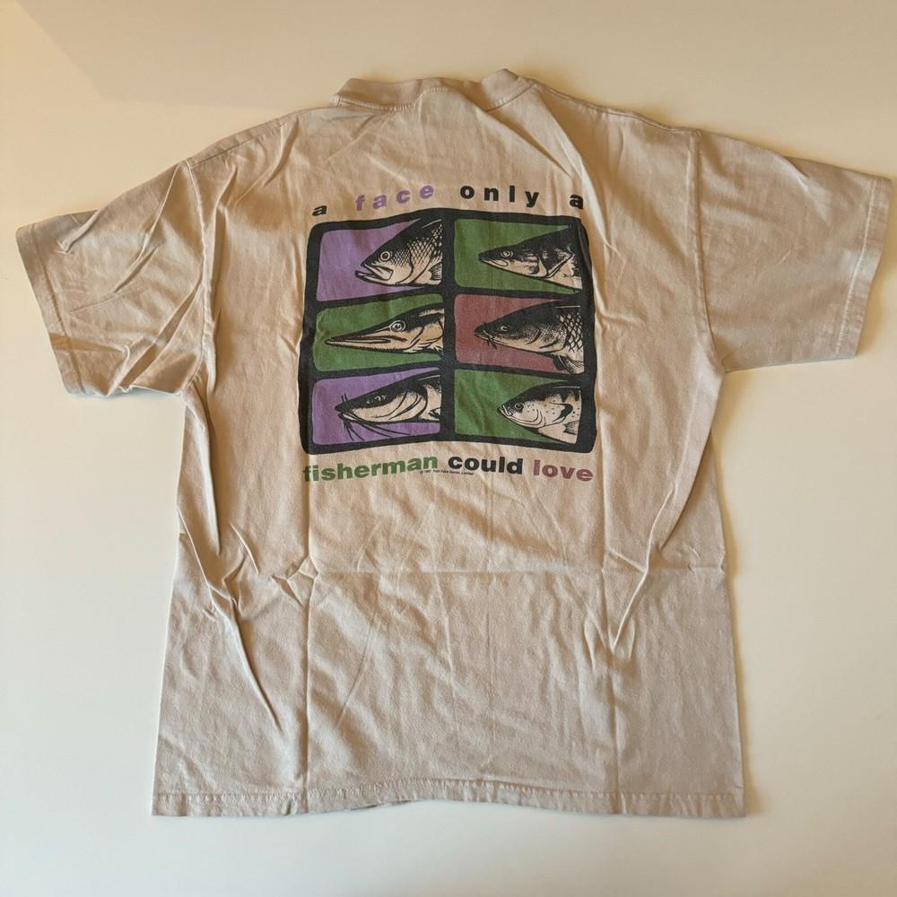 Vintage 90s A Face Only A Fisherman Could Love TShirt Mens Large Fishing Nature Unisex T-Shirt XXXXL
Vintage 90s A Face Only A Fisherman Could Love TShirt Mens Large Fishing Nature Unisex T-Shirt XXXXL
