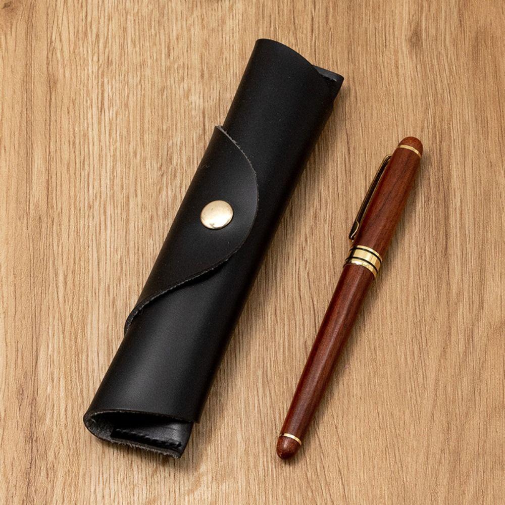 High Quality Solid Color Pencil Storage Bag PU Leather Fountain Pens Pouch Pen Protective Cover Students Gift чорний
High Quality Solid Color Pencil Storage Bag PU Leather Fountain Pens Pouch Pen Protective Cover Students Gift чорний
