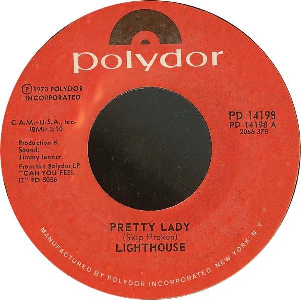7inch Record LIGHTHOUSE (2) - Pretty Lady / Bright Side PD14198 Polydor 1973 US Rock Used
7inch Record LIGHTHOUSE (2) - Pretty Lady / Bright Side PD14198 Polydor 1973 US Rock Used