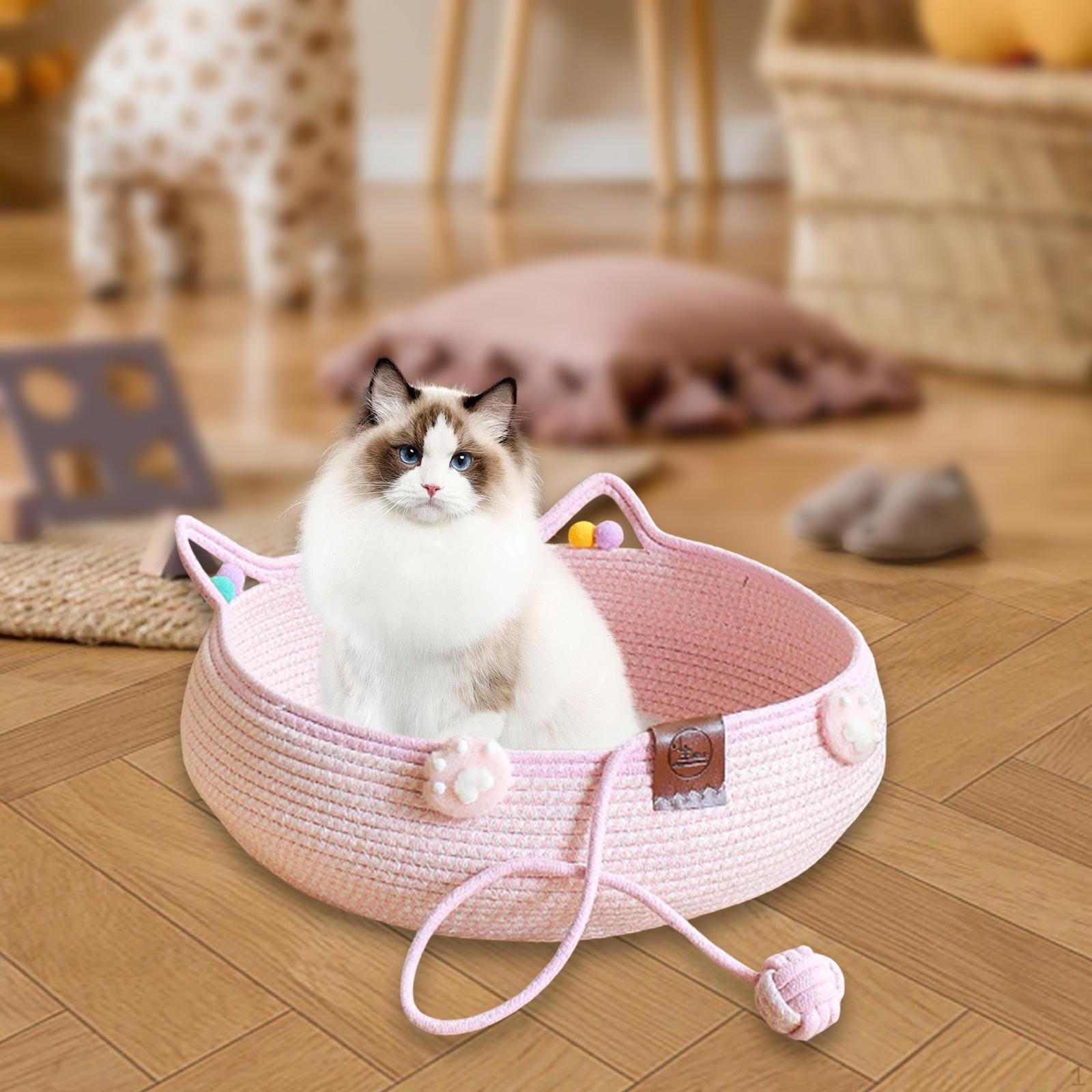 Лежанка для кошки, корзина, когтеточка, аксессуары для питомцев, легко чистить, милая с мячиком для игры, отдых S
Лежанка для кошки, корзина, когтеточка, аксессуары для питомцев, легко чистить, милая с мячиком для игры, отдых S