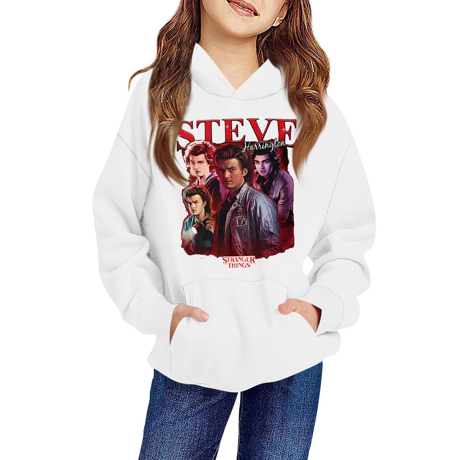 Kids Long Sleeve Loose Pullover Letter Print Drawstring Hooded Sweatshirt 110 белый
Kids Long Sleeve Loose Pullover Letter Print Drawstring Hooded Sweatshirt 110 белый