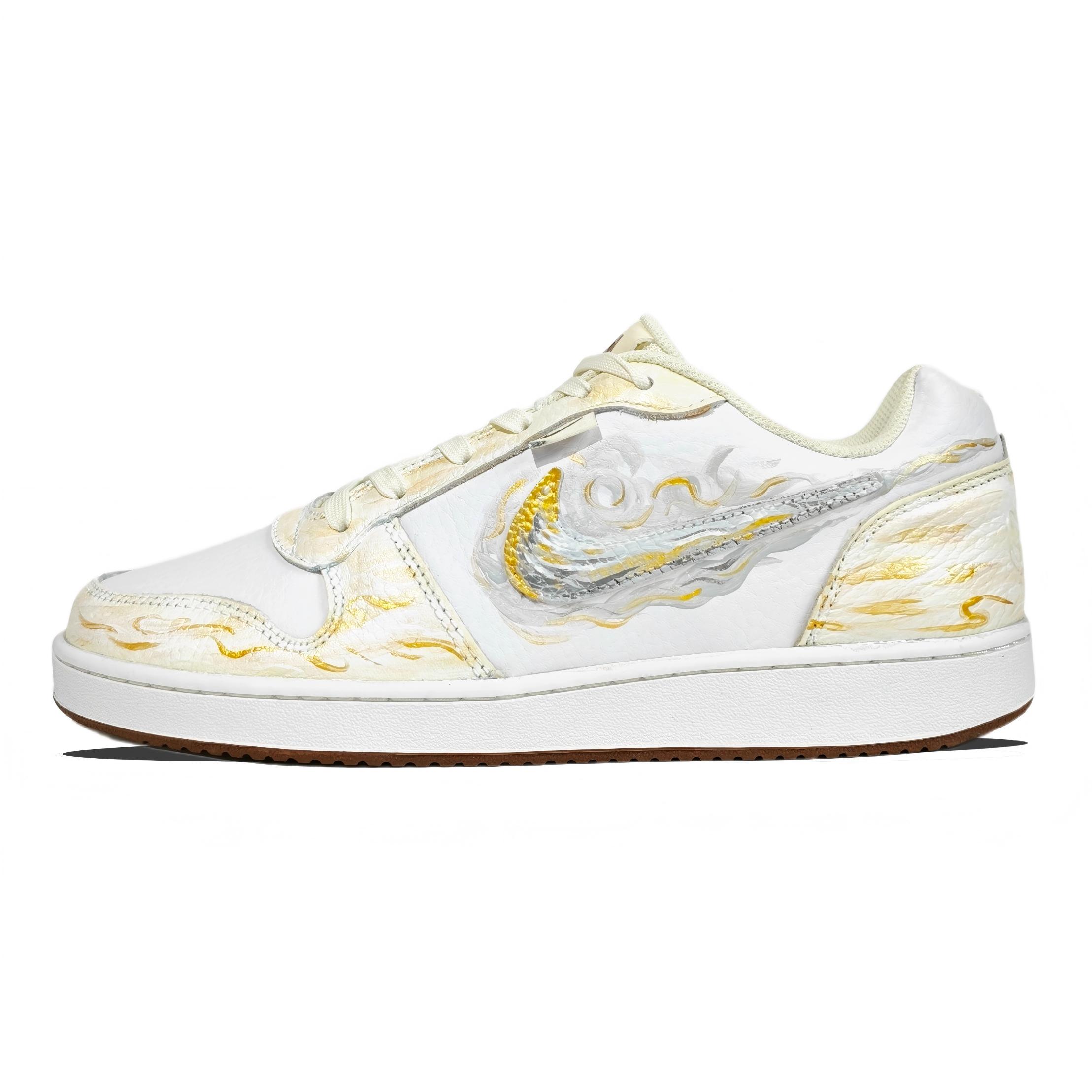 Nike EBERNON Gold Legend Leather Slip Resistant Abrasion Resistant Low top Skateboard Shoes Men s White Gold IM3370-121(Team1137-)
Nike EBERNON Gold Legend Leather Slip Resistant Abrasion Resistant Low top Skateboard Shoes Men s White Gold IM3370-121(Team1137-)
