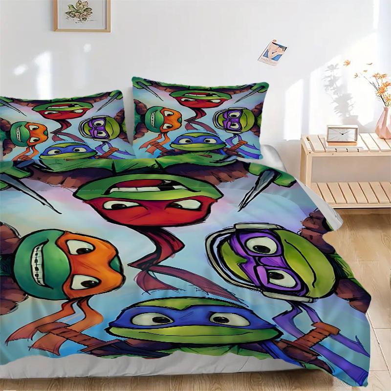 3pcs Turtles Cover Set, 1 Cover + 2 Pillowcases (No Insert), Bedding for All Seasons, Bedding,Bedroom Decor yy250922073 135x200cm
3pcs Turtles Cover Set, 1 Cover + 2 Pillowcases (No Insert), Bedding for All Seasons, Bedding,Bedroom Decor yy250922073 135x200cm