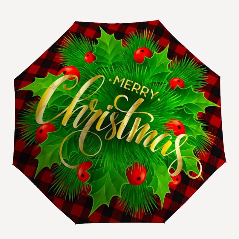 1pc Christmas Wreath Automatic Open/close Folding Umbrella, Compact Portable Travel Umbrella, Durable Construction yy250809140
1pc Christmas Wreath Automatic Open/close Folding Umbrella, Compact Portable Travel Umbrella, Durable Construction yy250809140