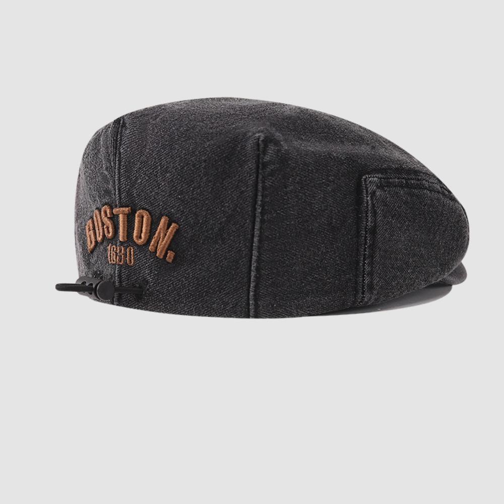 Vintage Denim Duck Tongue Cap Adjustable Drawstring Painter Caps Fashion Beret Hat for Kids чорний
Vintage Denim Duck Tongue Cap Adjustable Drawstring Painter Caps Fashion Beret Hat for Kids чорний