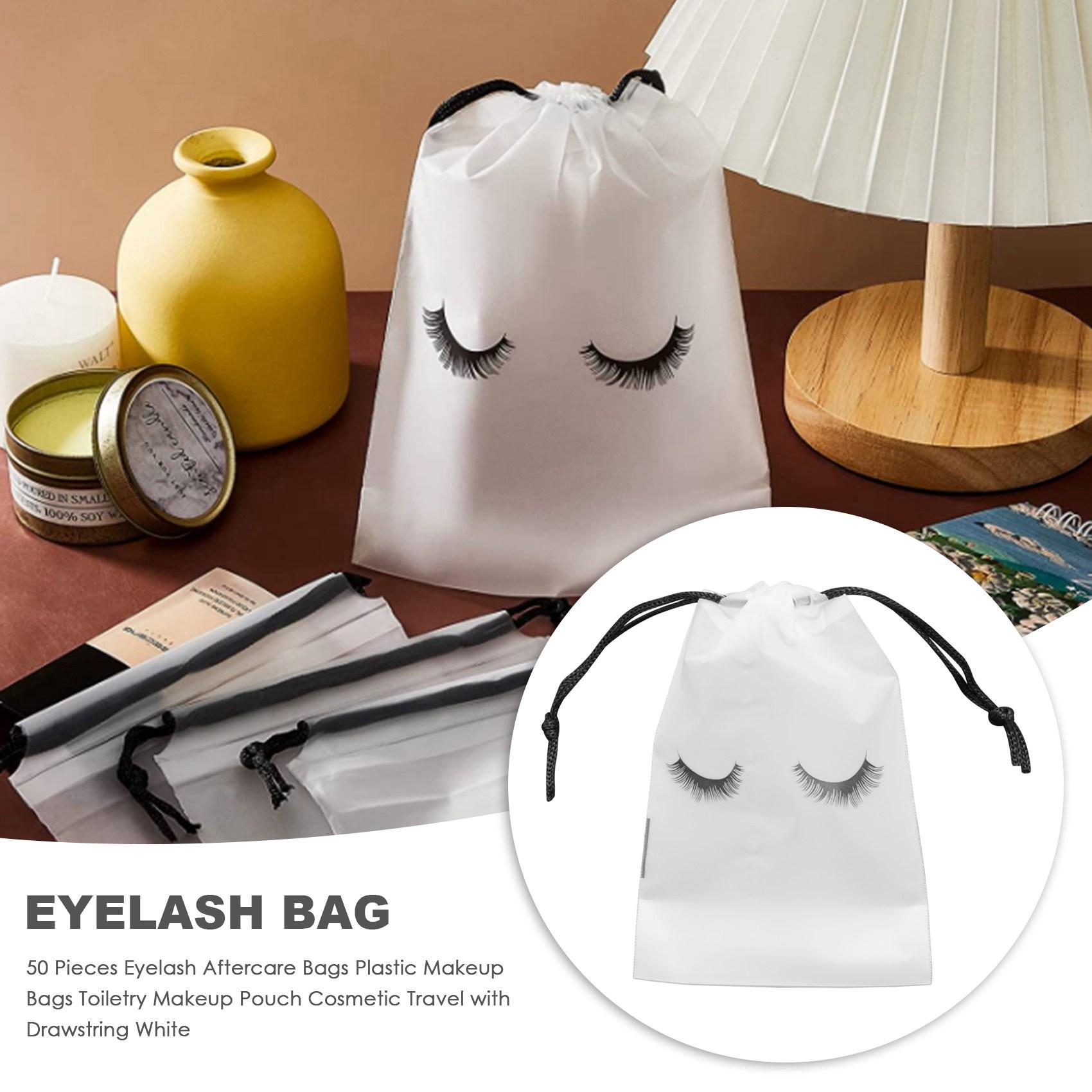 Good-50 Pieces Eyelash Aftercare Bags Plastic Makeup Bags Toiletry Makeup Pouch Cosmetic Travel With Drawstring
Good-50 Pieces Eyelash Aftercare Bags Plastic Makeup Bags Toiletry Makeup Pouch Cosmetic Travel With Drawstring