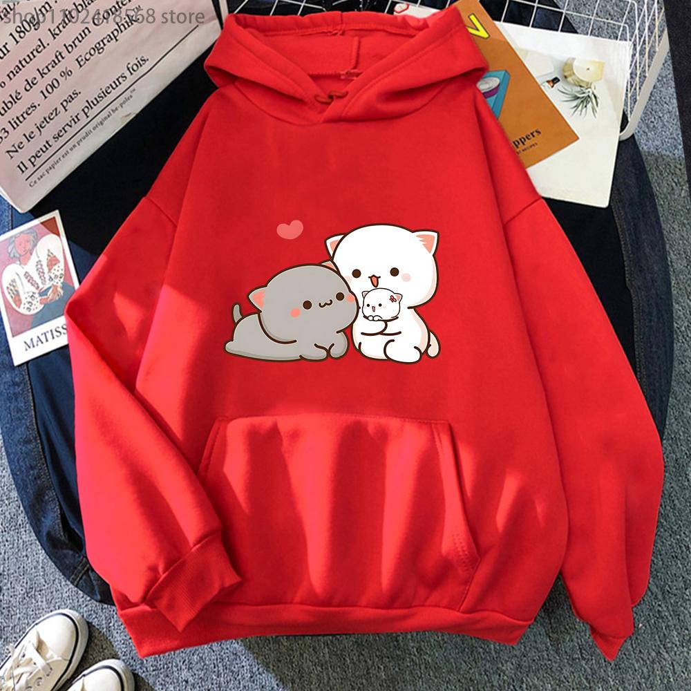 Женские толстовки с персиковым котом, забавные моти, большие размеры, Harajuku Kawaii, женская уличная одежда с длинными рукавами с героями мультфильмов, топы S
Женские толстовки с персиковым котом, забавные моти, большие размеры, Harajuku Kawaii, женская уличная одежда с длинными рукавами с героями мультфильмов, топы S