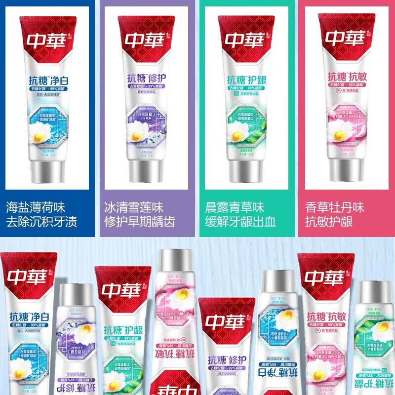 Zhonghua Anti-Sugar Whitening Toothpaste
Zhonghua Anti-Sugar Whitening Toothpaste