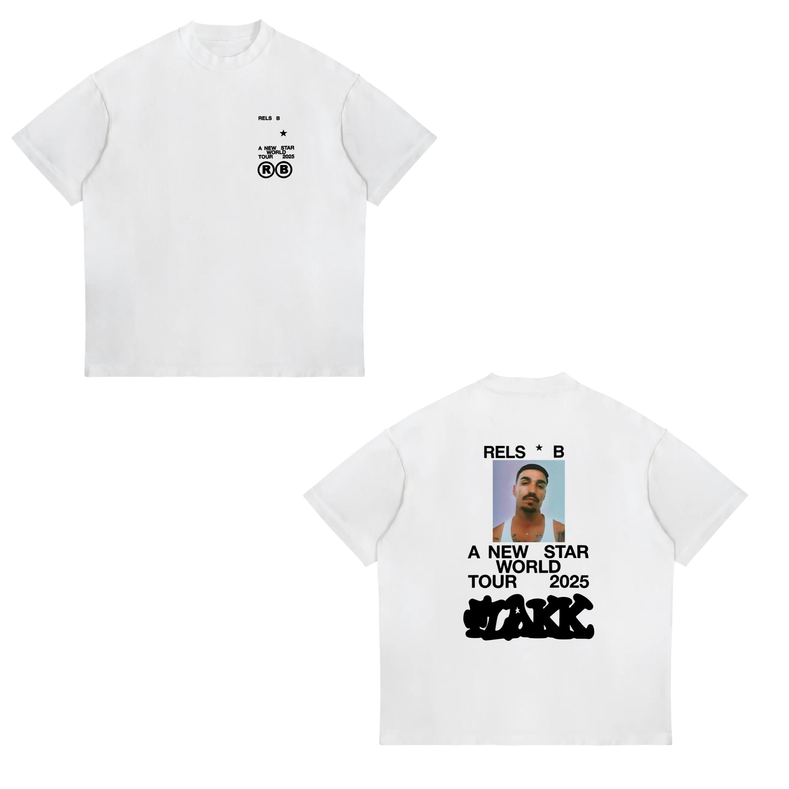 Rapper RELS B Skinny Flakk A New Star Album Merch Tshirt Unisex Women Fashion Hip Hop Tshirts Cotton Oversized Tshirts M
Rapper RELS B Skinny Flakk A New Star Album Merch Tshirt Unisex Women Fashion Hip Hop Tshirts Cotton Oversized Tshirts M