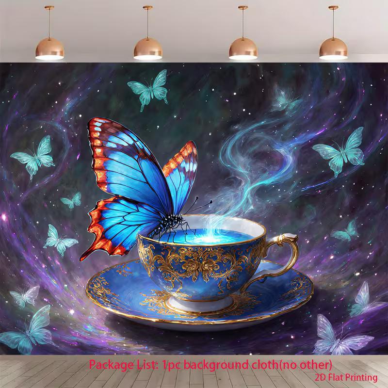 2D Printed Fantasy Butterfly Teacup Studio Backdrop for Photography 47.2x31.5inch/120*80cm
2D Printed Fantasy Butterfly Teacup Studio Backdrop for Photography 47.2x31.5inch/120*80cm