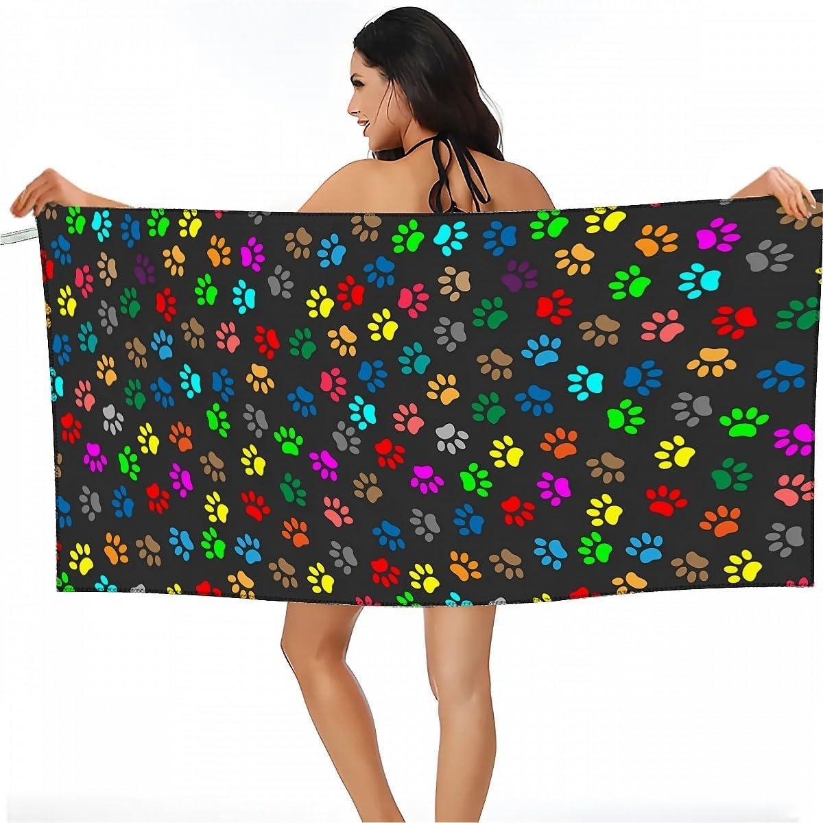 Dog footprints pattern Beach Towel for Family stuffs friends Gifts Quick-Dry Sand free For Bath Yoga Beach Camping Swimming GYM W30*H60(CM)
Dog footprints pattern Beach Towel for Family stuffs friends Gifts Quick-Dry Sand free For Bath Yoga Beach Camping Swimming GYM W30*H60(CM)