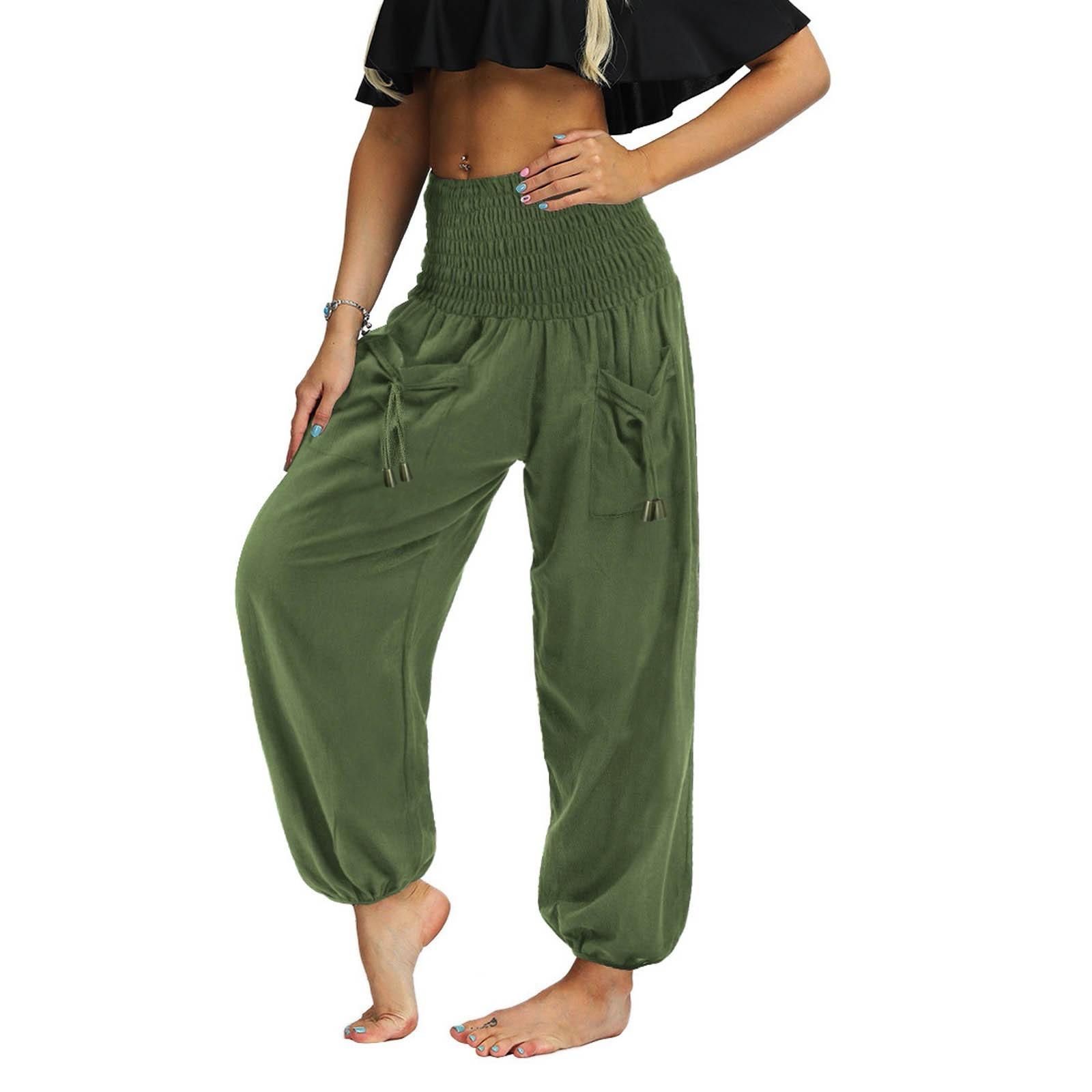 Boh Womens Loose Solider High Waist Lanyard Casual Pocket Sweatpants Pants XL
Boh Womens Loose Solider High Waist Lanyard Casual Pocket Sweatpants Pants XL