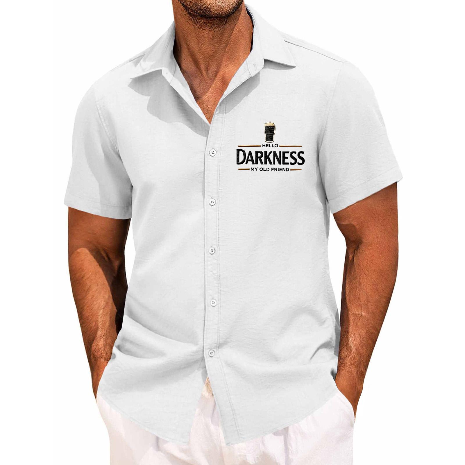 Men s Print Loose Button-Down Collar Short-Sleeved Shirt Men s Casual Fashion Short-Sleeve Shirt XL білий
Men s Print Loose Button-Down Collar Short-Sleeved Shirt Men s Casual Fashion Short-Sleeve Shirt XL білий