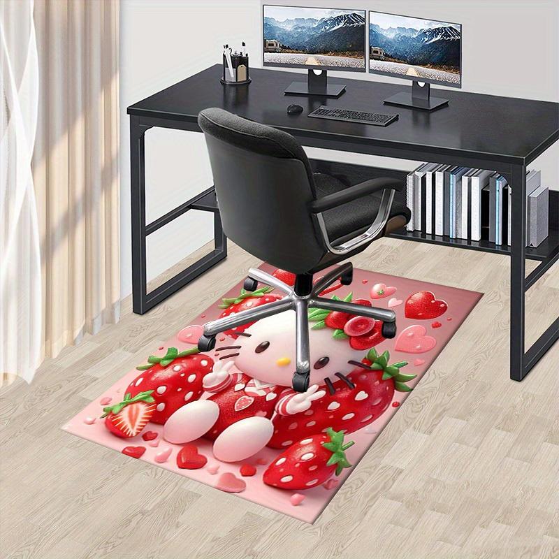 1pc Hello Kitty Strawberry Theme Office Carpet, Desk Mat, Gift for, Universal Decorative Rug with Cute Heart Patterns and Strawberry Motifs, 60cm by 90cm
1pc Hello Kitty Strawberry Theme Office Carpet, Desk Mat, Gift for, Universal Decorative Rug with Cute Heart Patterns and Strawberry Motifs, 60cm by 90cm
