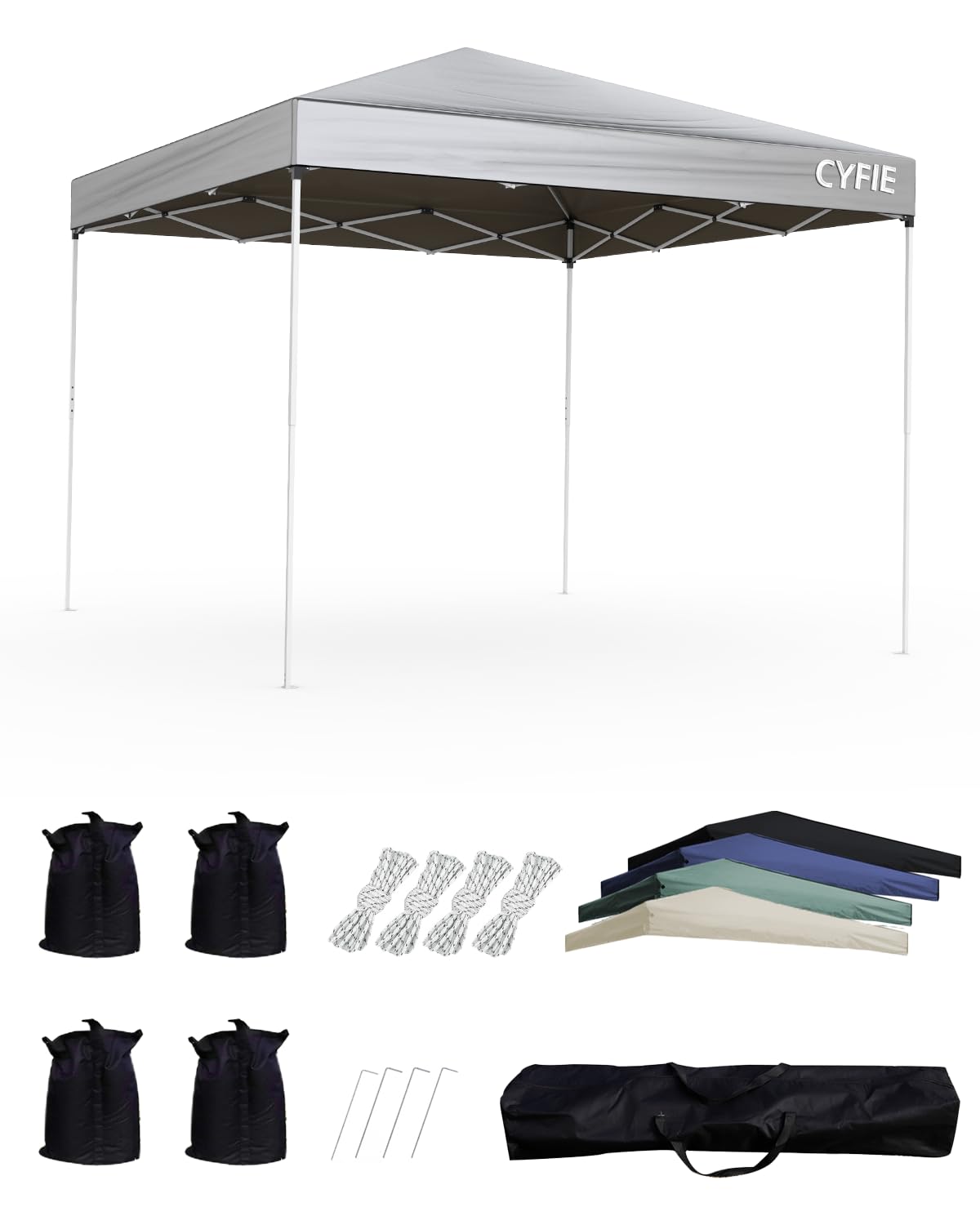 CYFIE Tarp 3 Регулируемый УФ One Water Camping One Touch Steel Event Sports Commercial Food Outdoor Теплозащита 3 м x Палатка, Уровни, Защита, Сенсорный, серый
CYFIE Tarp 3 Регулируемый УФ One Water Camping One Touch Steel Event Sports Commercial Food Outdoor Теплозащита 3 м x Палатка, Уровни, Защита, Сенсорный, серый