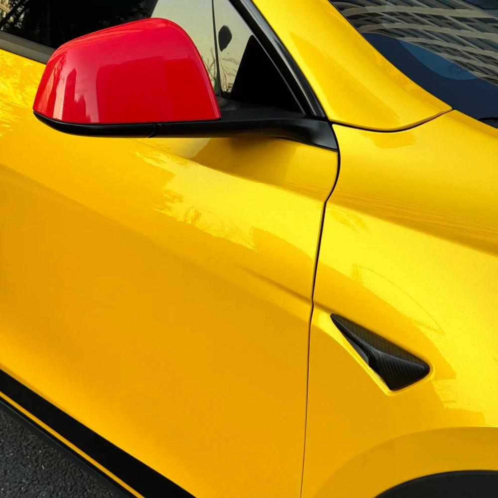 Car Sticker Wrap Film Liquid Metal Yellow Color Change Vinyl Film PET Bubble Free Wrapping Decal Car Sticker Interior Exterior 50x152cm
Car Sticker Wrap Film Liquid Metal Yellow Color Change Vinyl Film PET Bubble Free Wrapping Decal Car Sticker Interior Exterior 50x152cm