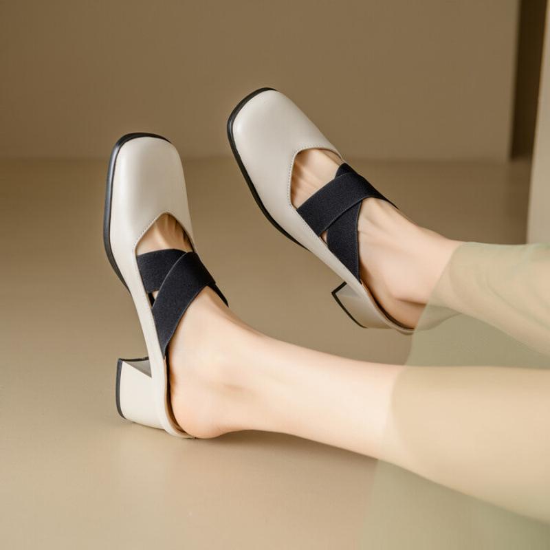 New rubber soft sole solid color high-heeled slippers casual bag head slippers square head one pedal summer women s cool slippers 39 бежевый
New rubber soft sole solid color high-heeled slippers casual bag head slippers square head one pedal summer women s cool slippers 39 бежевый