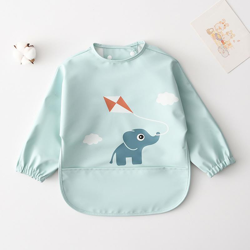 Waterproof Long-Sleeve Baby Eating Bib with Food Pocket and Stain-Resistant Apron S: 6-12 Months
Waterproof Long-Sleeve Baby Eating Bib with Food Pocket and Stain-Resistant Apron S: 6-12 Months