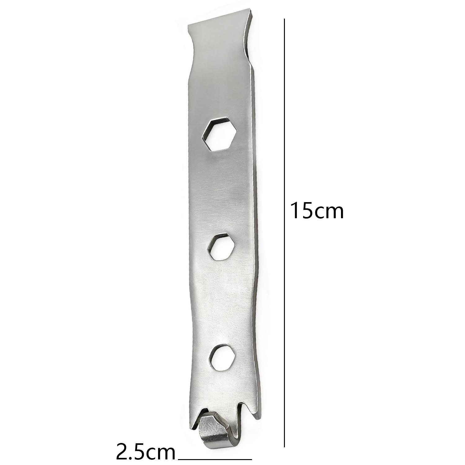 5/1x Fence Wire Twisting Tools Stainless Steel Wrench Heavy Duty Tensioning Tool for Garden Binding Wire Fence Twisting Fastener 2PCS
5/1x Fence Wire Twisting Tools Stainless Steel Wrench Heavy Duty Tensioning Tool for Garden Binding Wire Fence Twisting Fastener 2PCS