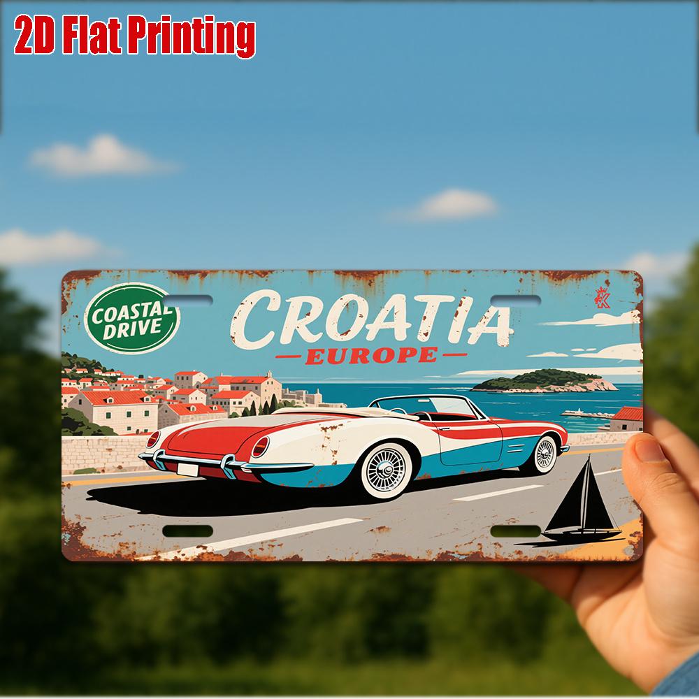 D Flatpc Vintage Metal Sign for Decorationg Only Outdoor Wall Art (xcm)COASTAL DRIVE CROATIA Aluminum Sign 15x30cm(5.9x7.8inch)
D Flatpc Vintage Metal Sign for Decorationg Only Outdoor Wall Art (xcm)COASTAL DRIVE CROATIA Aluminum Sign 15x30cm(5.9x7.8inch)