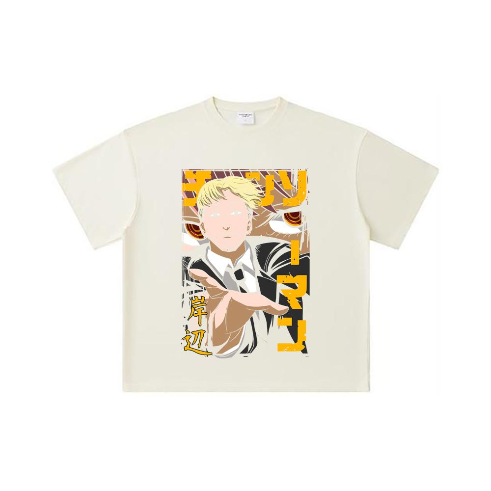 260 GSM Double Yarn 32 Count 100% Cotton Chainsaw Man V25 Kishibe Print Unisex Heavy Cotton T Shirt S
260 GSM Double Yarn 32 Count 100% Cotton Chainsaw Man V25 Kishibe Print Unisex Heavy Cotton T Shirt S