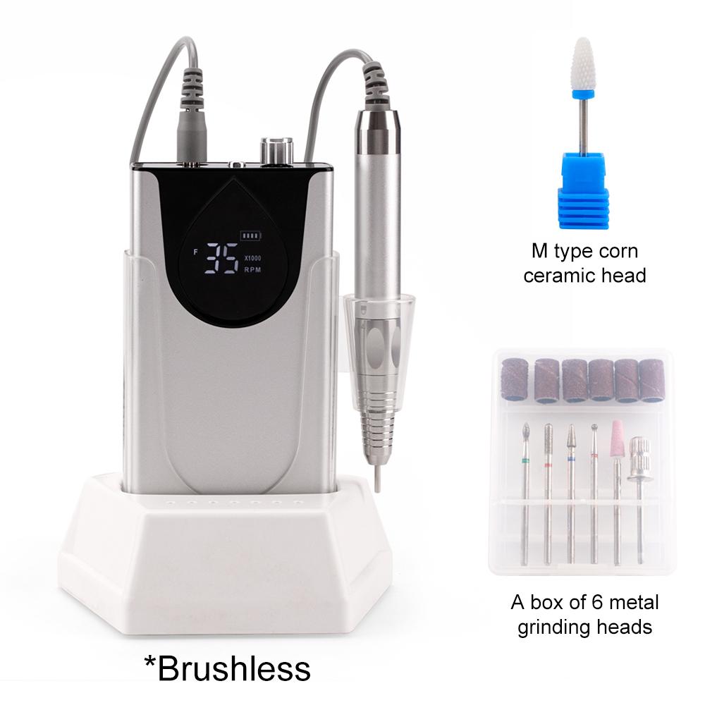 BEPAN SIMINAIL Brushless Portable Nail Drill Desktop Base Cordless Nail File Drilling Machine 35000RPM Aluminum Alloy Handle UK серебряный
BEPAN SIMINAIL Brushless Portable Nail Drill Desktop Base Cordless Nail File Drilling Machine 35000RPM Aluminum Alloy Handle UK серебряный