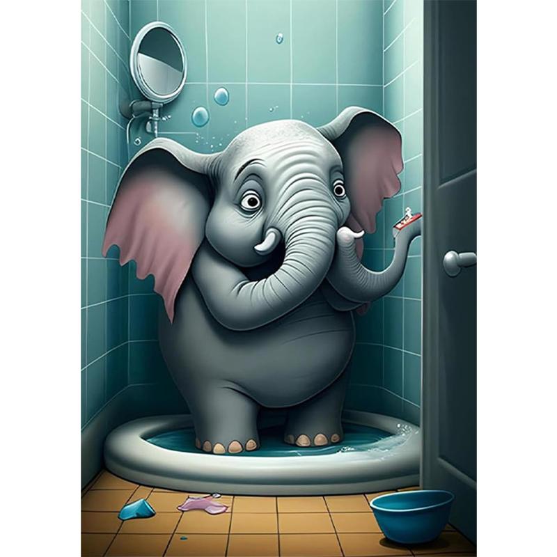 5D DIY Diamond Painting Cartoon Elephant Icon Mosaic Real Rhinestone Cross Stitch Embroidery Mural 20x30cm
5D DIY Diamond Painting Cartoon Elephant Icon Mosaic Real Rhinestone Cross Stitch Embroidery Mural 20x30cm