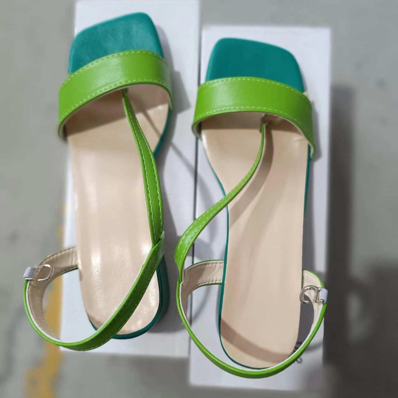 Sandalias De Mujer Новые летние квадратные высокие каблуки женские сандалии модные узкие ремешки гладиаторские туфли с квадратным носком туфли для платья 36
Sandalias De Mujer Новые летние квадратные высокие каблуки женские сандалии модные узкие ремешки гладиаторские туфли с квадратным носком туфли для платья 36