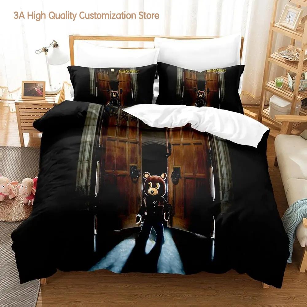 Kanye West Bedding Set Single Twin Full Queen King Size Bed Set Adult Boys Bedroom Duvetcover Sets 3D Print Anime Bed Sheet Set EU Single(135*200cm)3pcs
Kanye West Bedding Set Single Twin Full Queen King Size Bed Set Adult Boys Bedroom Duvetcover Sets 3D Print Anime Bed Sheet Set EU Single(135*200cm)3pcs