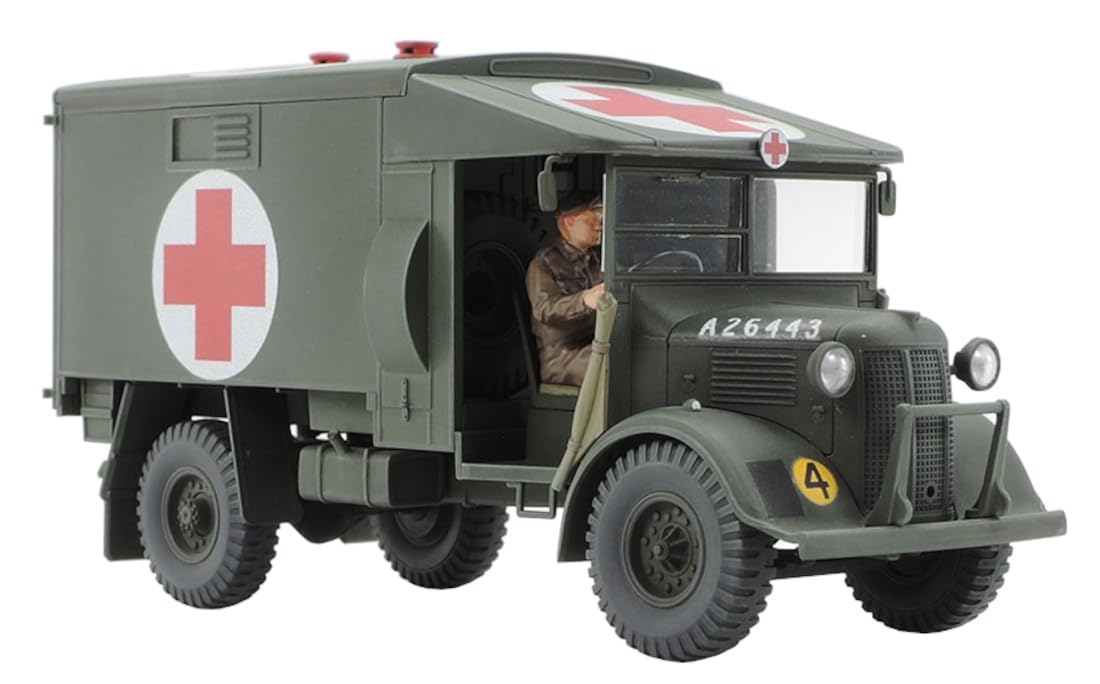 Tamiya Military Miniature Series British 2 Ton Field Car скорой помощи Пластиковая модель 32605 1/48 № 105 4×2
Tamiya Military Miniature Series British 2 Ton Field Car скорой помощи Пластиковая модель 32605 1/48 № 105 4×2