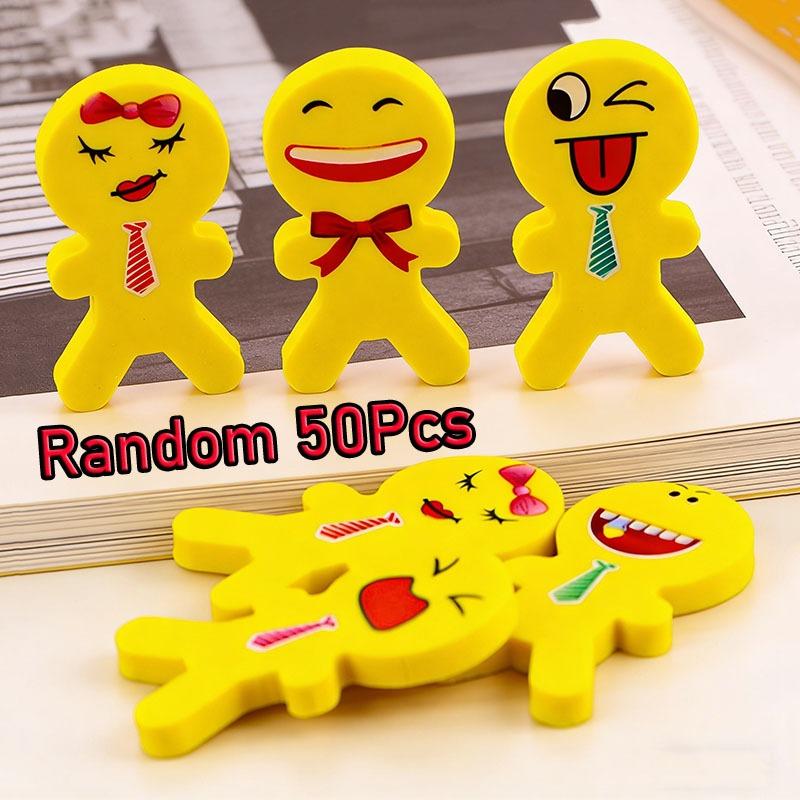 50 Pcs Creative Cartoon Expression Eraser Environmentally Friendly Learning Stationery Eraser Student Prize Gift Random style 50Pcs
50 Pcs Creative Cartoon Expression Eraser Environmentally Friendly Learning Stationery Eraser Student Prize Gift Random style 50Pcs