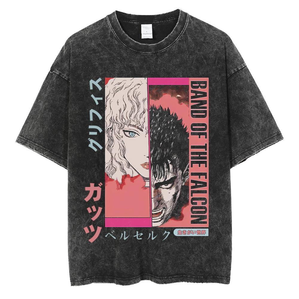 Berserk Graphic T Shirt Manga Guts Griffith Print Tshirt Vintage Washed Streetwear Men Women Clothes Pure Cotton Soft Tee Shirt S
Berserk Graphic T Shirt Manga Guts Griffith Print Tshirt Vintage Washed Streetwear Men Women Clothes Pure Cotton Soft Tee Shirt S