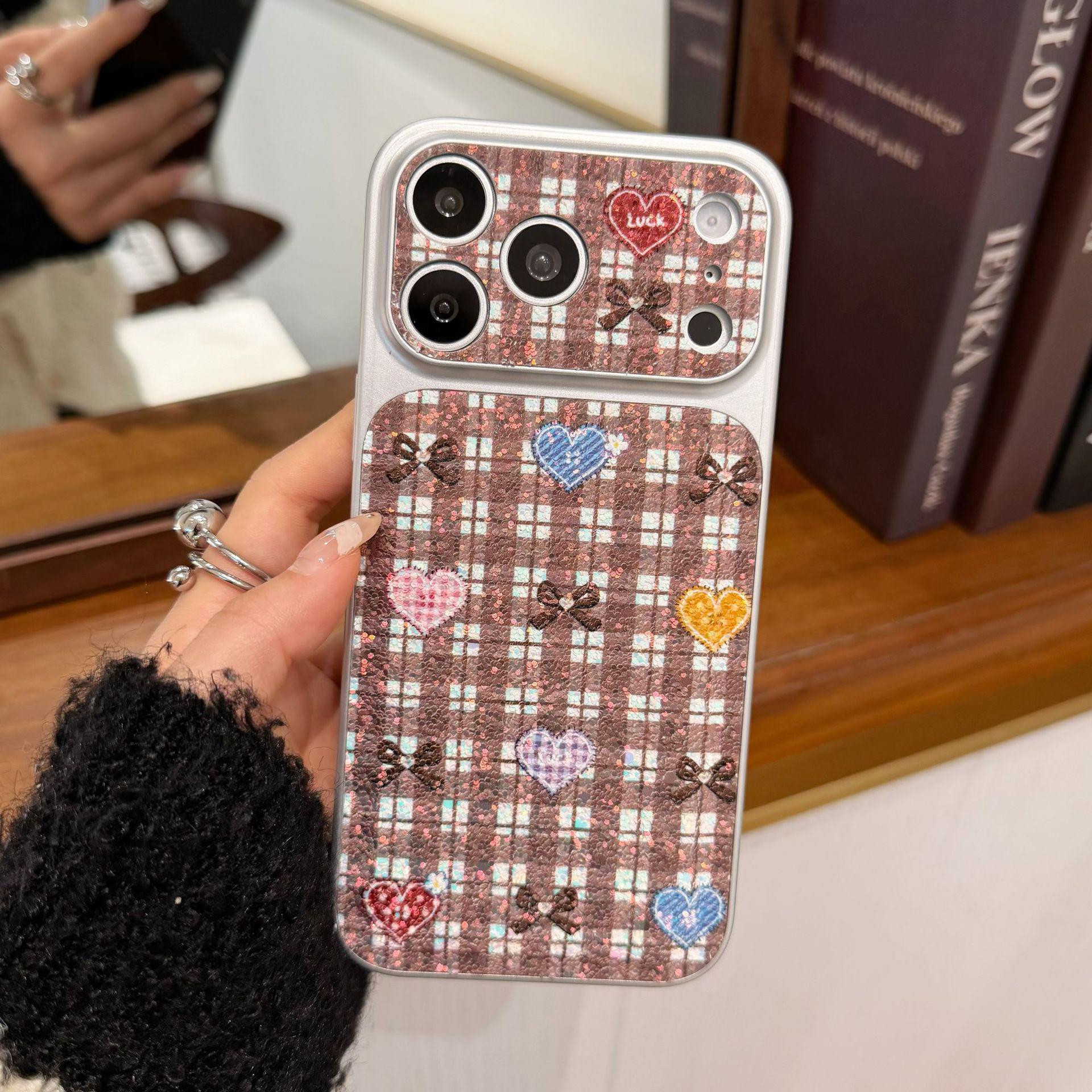 Puff Sequin Glitter Heart Bow Phone Case for Apple iPhone 15/16 iPhone 16
Puff Sequin Glitter Heart Bow Phone Case for Apple iPhone 15/16 iPhone 16