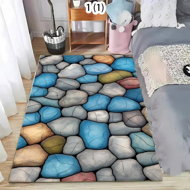 2D Pebble Stone Soft Rug Washable Indoor Floor Mat for Rustic Nature Inspired Bathroom Kitchen Living Room Bedroom Home Decor 40X60CM
2D Pebble Stone Soft Rug Washable Indoor Floor Mat for Rustic Nature Inspired Bathroom Kitchen Living Room Bedroom Home Decor 40X60CM