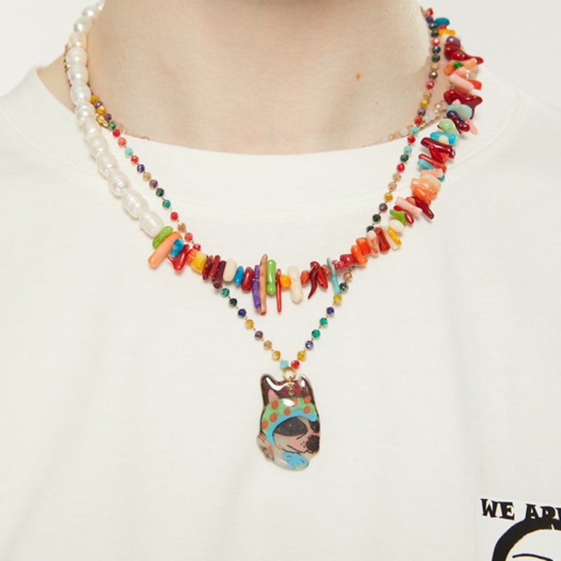 Iannmore Rainbow Coral & Pearl Necklace Red_FREE
Iannmore Rainbow Coral & Pearl Necklace Red_FREE