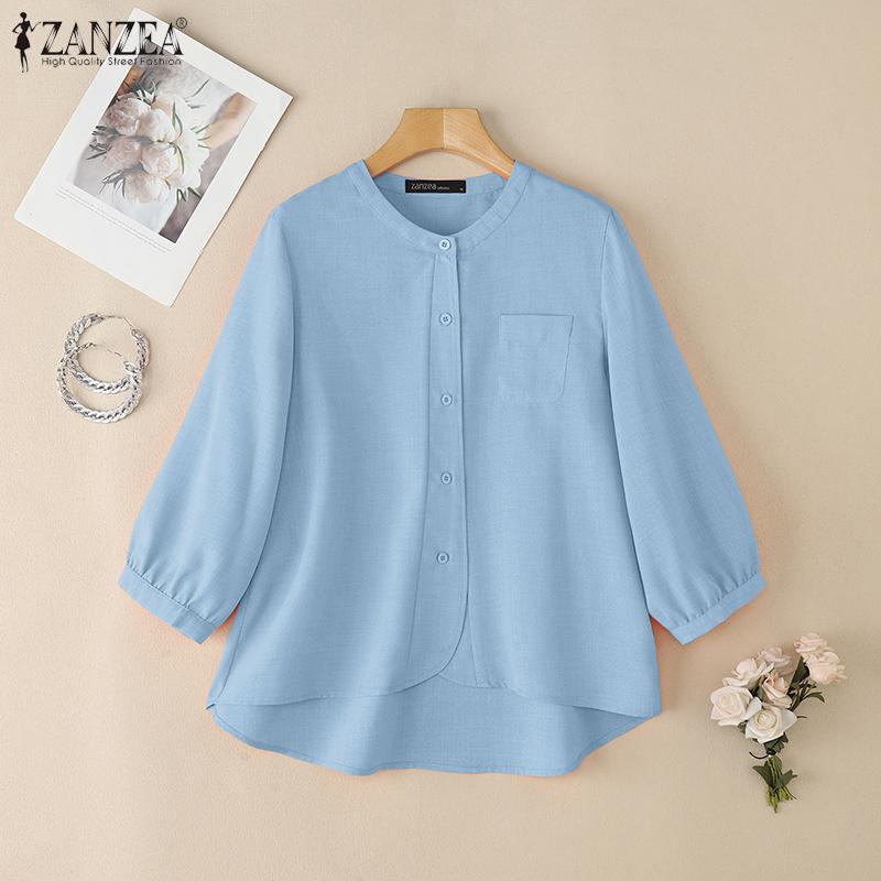 ZANZEA Women Loose Casual Round Neck Solid Color 3/4 Sleeve Blouse 5XL рожевий
ZANZEA Women Loose Casual Round Neck Solid Color 3/4 Sleeve Blouse 5XL рожевий