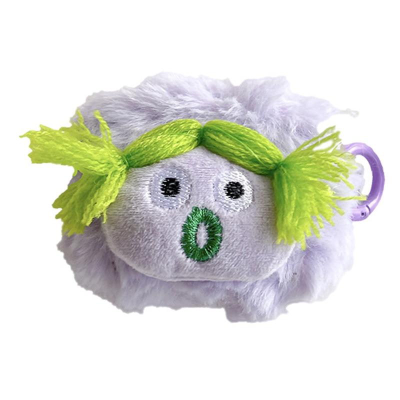 Protective Cover for AirPods 3 Parody Expression Plush+TPU Sleeve with Buckle Purple
Protective Cover for AirPods 3 Parody Expression Plush+TPU Sleeve with Buckle Purple