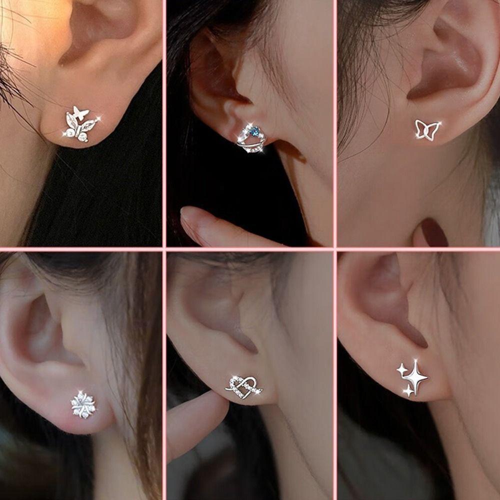 Simple A Week Of Stud Earrings Set Trend Ear Stud Six-piece Set Bride Jewelry Set Bestie 1 Set
Simple A Week Of Stud Earrings Set Trend Ear Stud Six-piece Set Bride Jewelry Set Bestie 1 Set
