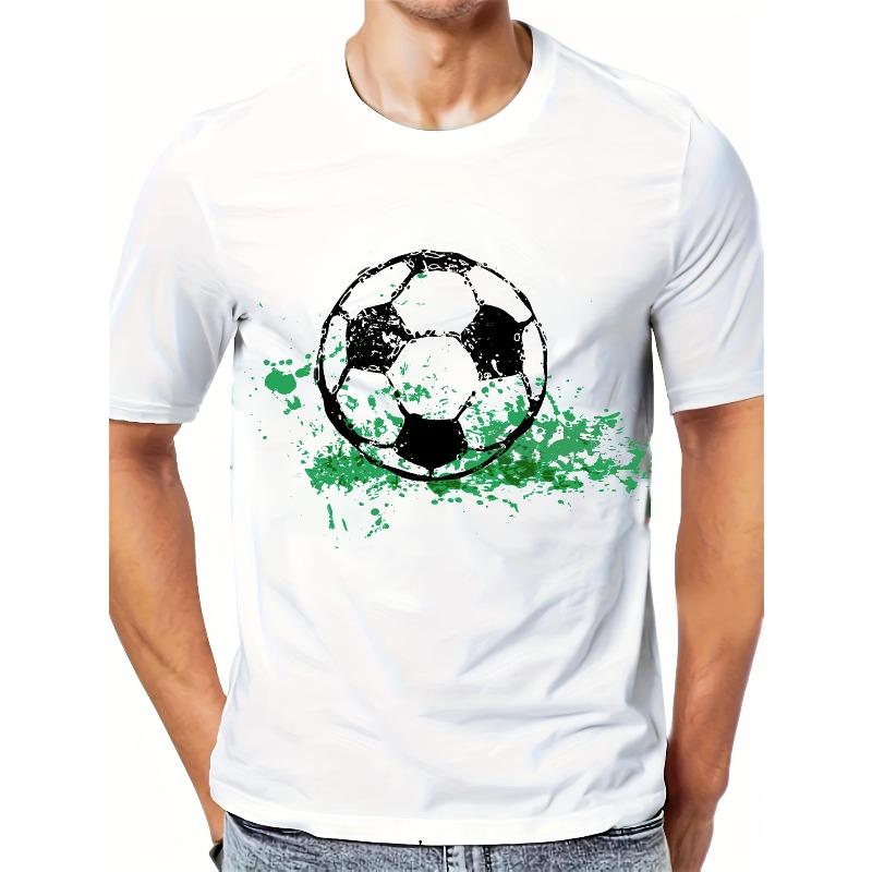 Men s Soccer-Print Crew-Neck T-Shirt, Made Of Breathable 100% Cotton,Soft, Comfortable, And Perfect For Soccer Players And Casual Wear 4XL білий
Men s Soccer-Print Crew-Neck T-Shirt, Made Of Breathable 100% Cotton,Soft, Comfortable, And Perfect For Soccer Players And Casual Wear 4XL білий