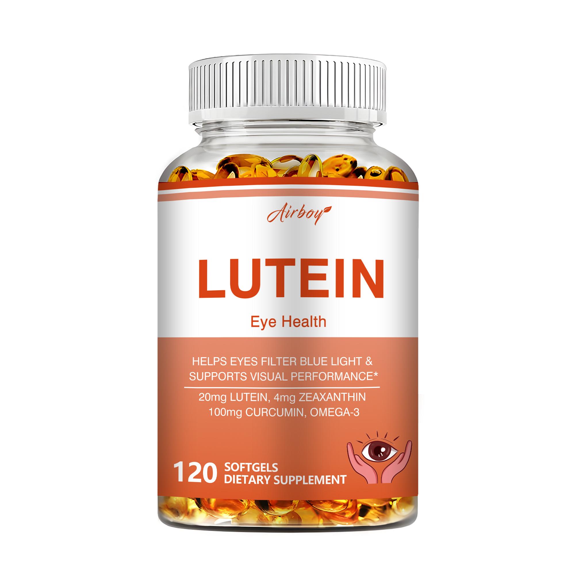 Lutein - Zeaxanthin -Relief Eye Strain,Eye Filter Blue Light and Optimize Vision 120
Lutein - Zeaxanthin -Relief Eye Strain,Eye Filter Blue Light and Optimize Vision 120