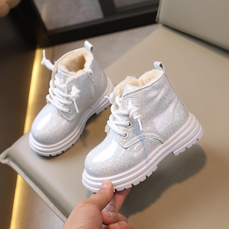 Toddler Winter Kids Boots Glitter Chunky Zipper Non-slip Children Short Boot Ankle-high Unisex Trendy 21-30 Boys Girls Shoes 23
Toddler Winter Kids Boots Glitter Chunky Zipper Non-slip Children Short Boot Ankle-high Unisex Trendy 21-30 Boys Girls Shoes 23