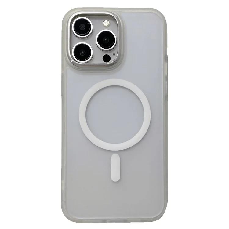 Для iPhone 15 Pro Магнитный чехол PC+TPU противоударный чехол для телефона с металлической рамкой объектива
Для iPhone 15 Pro Магнитный чехол PC+TPU противоударный чехол для телефона с металлической рамкой объектива
