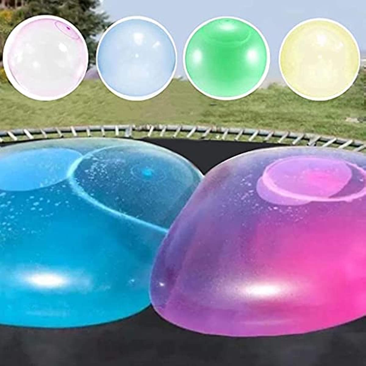 2 шт. Bubble Ball Водяной шар Игрушка для детей Надувной пузырьковый шар Пляжный мяч Садовый мяч для игр на открытом воздухе в помещении, Мягкий резиновый воздушный шар
2 шт. Bubble Ball Водяной шар Игрушка для детей Надувной пузырьковый шар Пляжный мяч Садовый мяч для игр на открытом воздухе в помещении, Мягкий резиновый воздушный шар