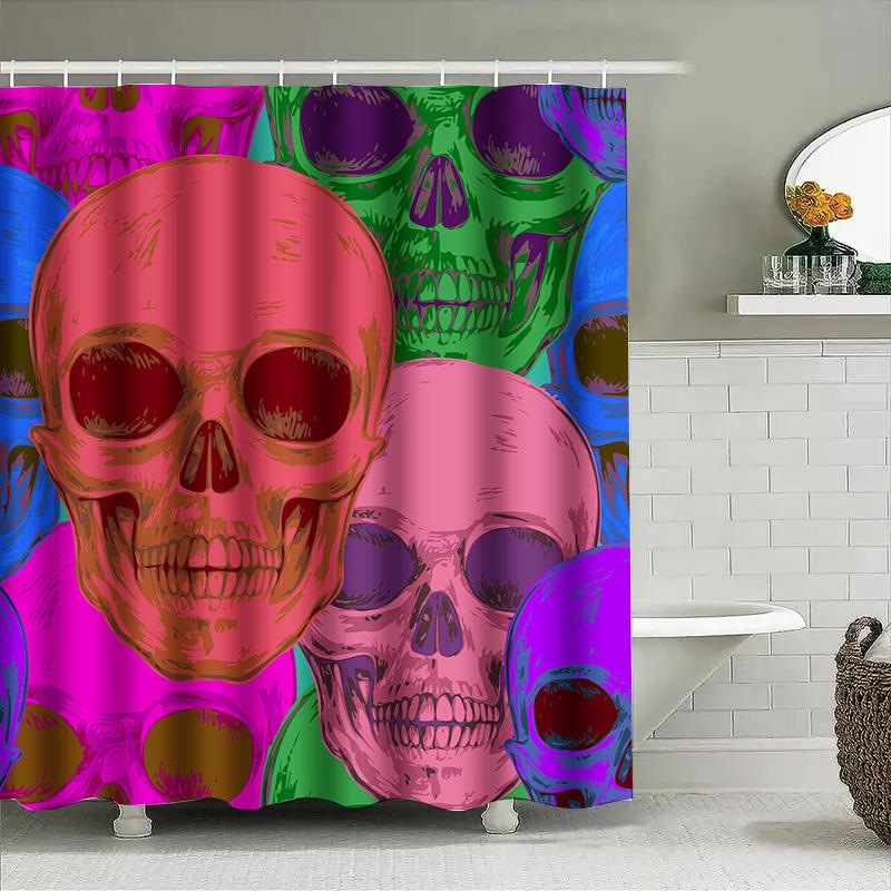 Tuniu Psychedelic Skull Shower Curtain Scary Horror Vampire Skull Art Decor Bathroom Decor Pink Black Red W60H190(CM)-1 Pcs
Tuniu Psychedelic Skull Shower Curtain Scary Horror Vampire Skull Art Decor Bathroom Decor Pink Black Red W60H190(CM)-1 Pcs