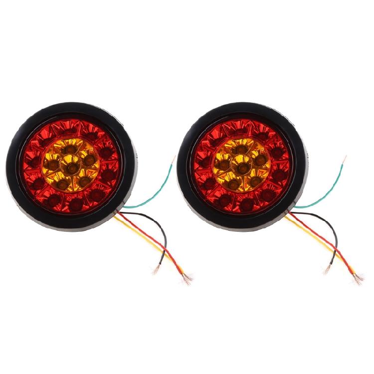 2Pcs Car LED Brake Light 12V Retro Round Fog Lamp 16LED Tail Light for Trailer
2Pcs Car LED Brake Light 12V Retro Round Fog Lamp 16LED Tail Light for Trailer
