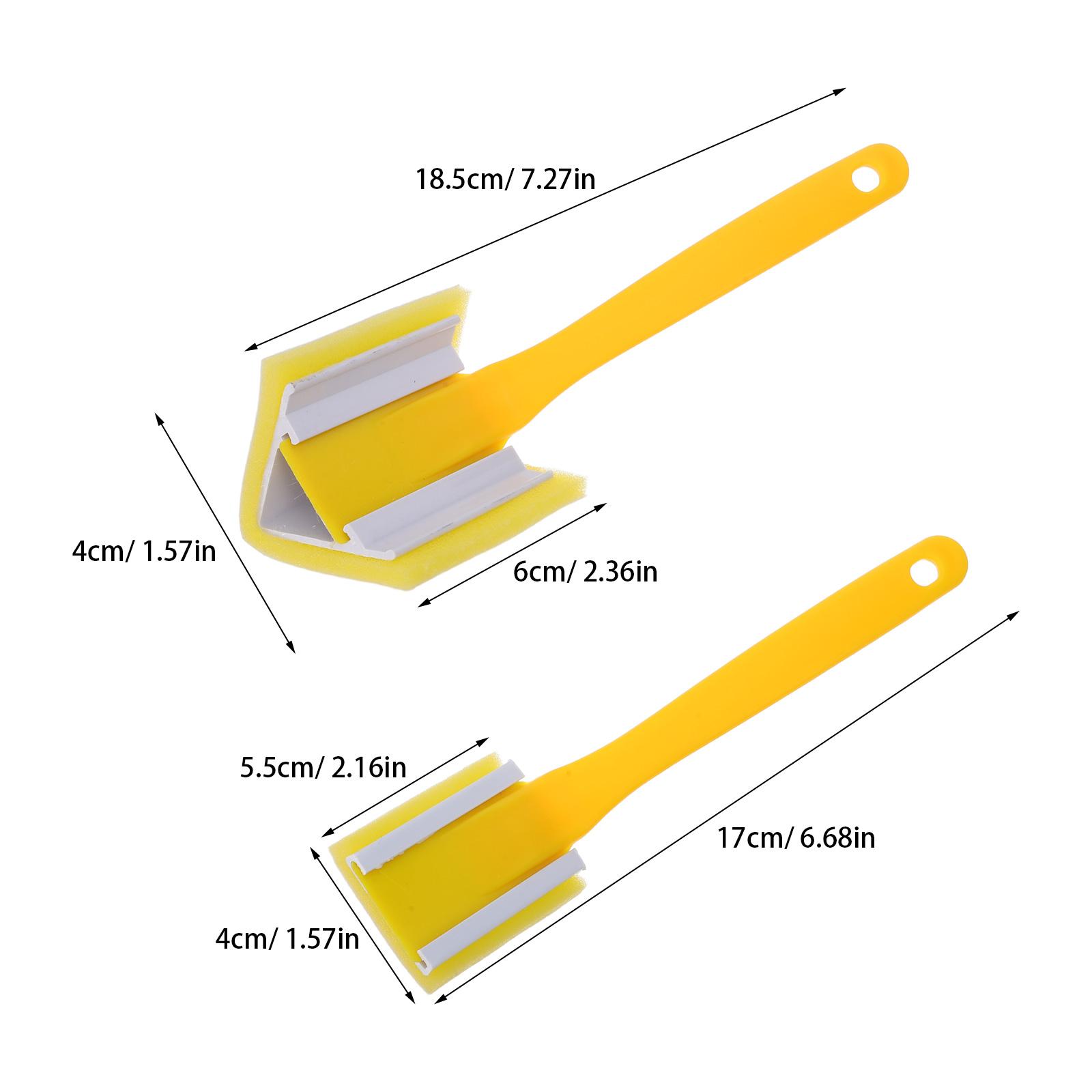 2Pcs Triangle Shaped Paint Brush Wall Corner Gap Brush for Edging Tools for Corners and Trim Indoor Home жовтий
2Pcs Triangle Shaped Paint Brush Wall Corner Gap Brush for Edging Tools for Corners and Trim Indoor Home жовтий